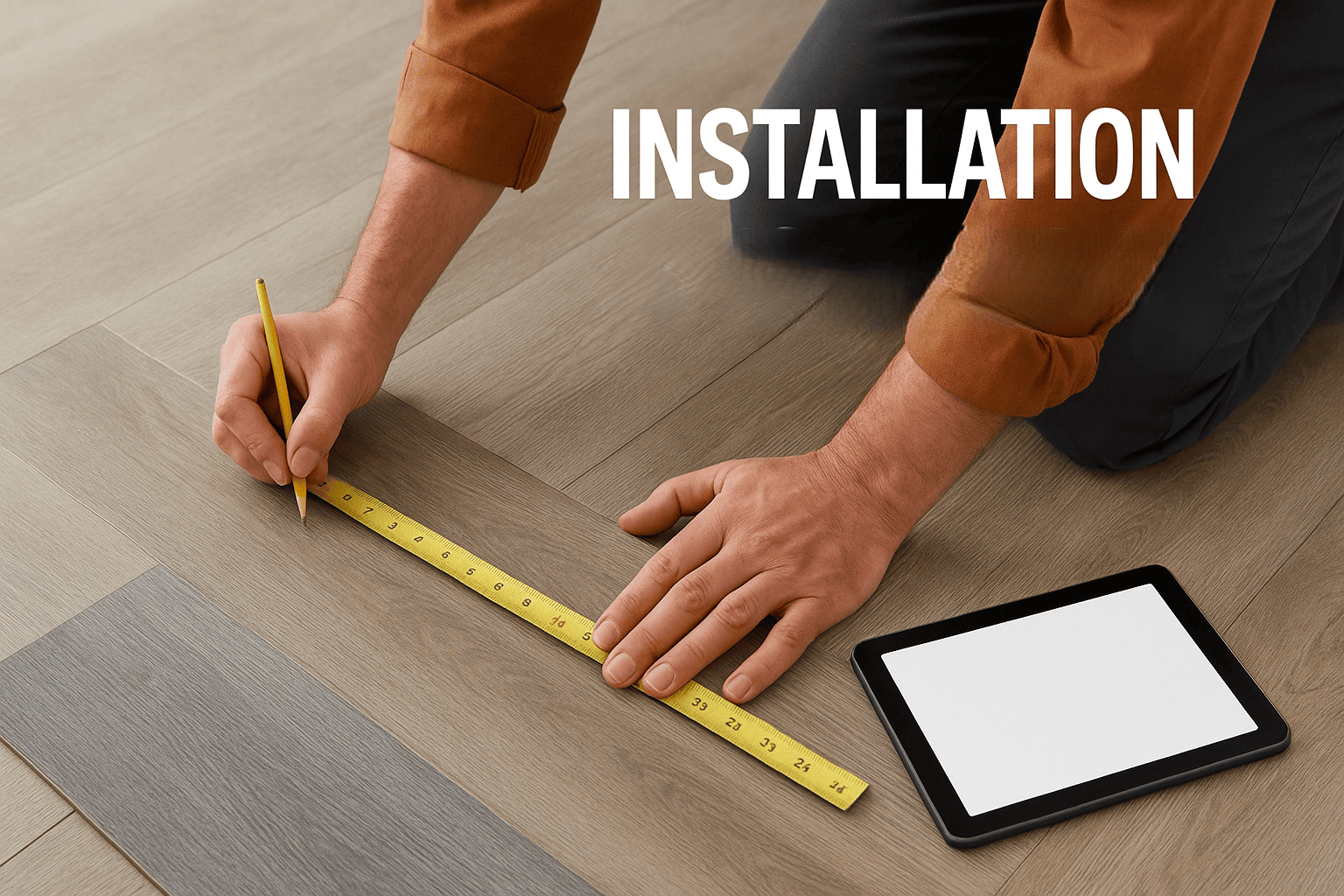 Flooring installation process